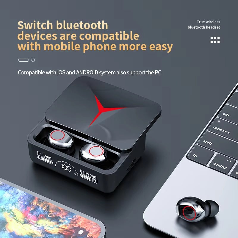 M90 Pro Gaming Earbuds – Bluetooth 5.3 ENC Wireless Earphones
