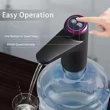 USB Rechargeable Water Pump – One-Touch Bottle Dispenser