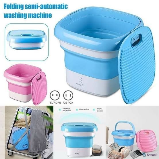 Foldable Mini Washing Machine – Portable Travel Washer