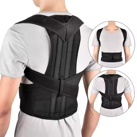 Magnetic Posture Corrector Belt – Adjustable Back Support Brace