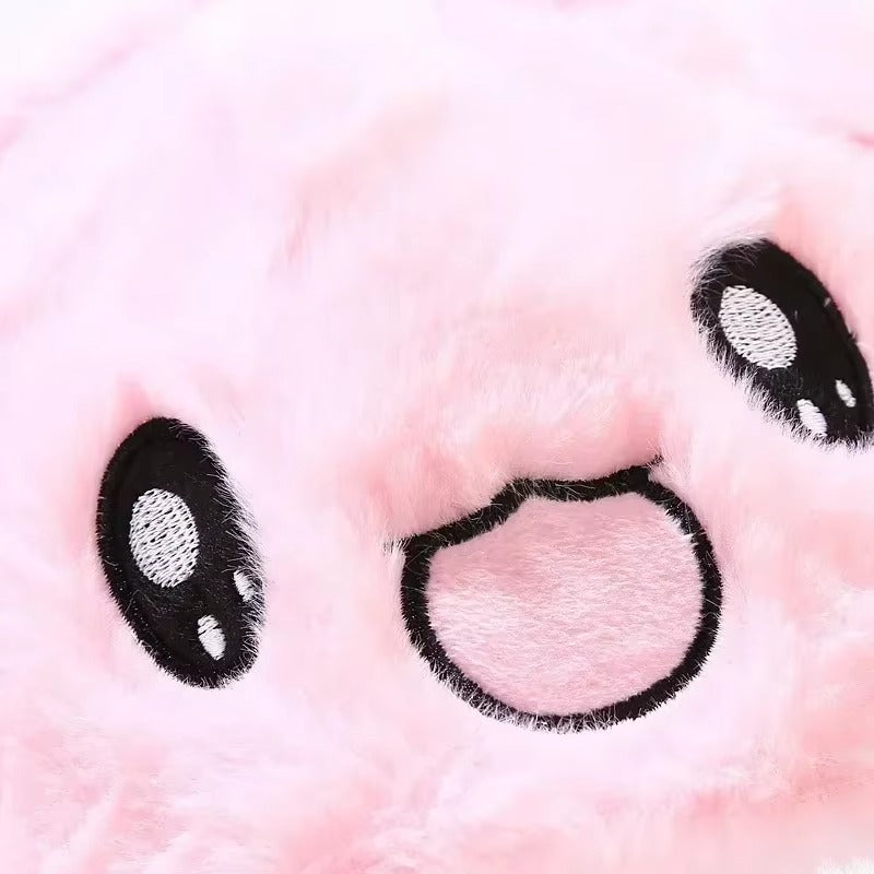 Jumping Rabbit Earmuff Hat – Plush Moving Ear Cap