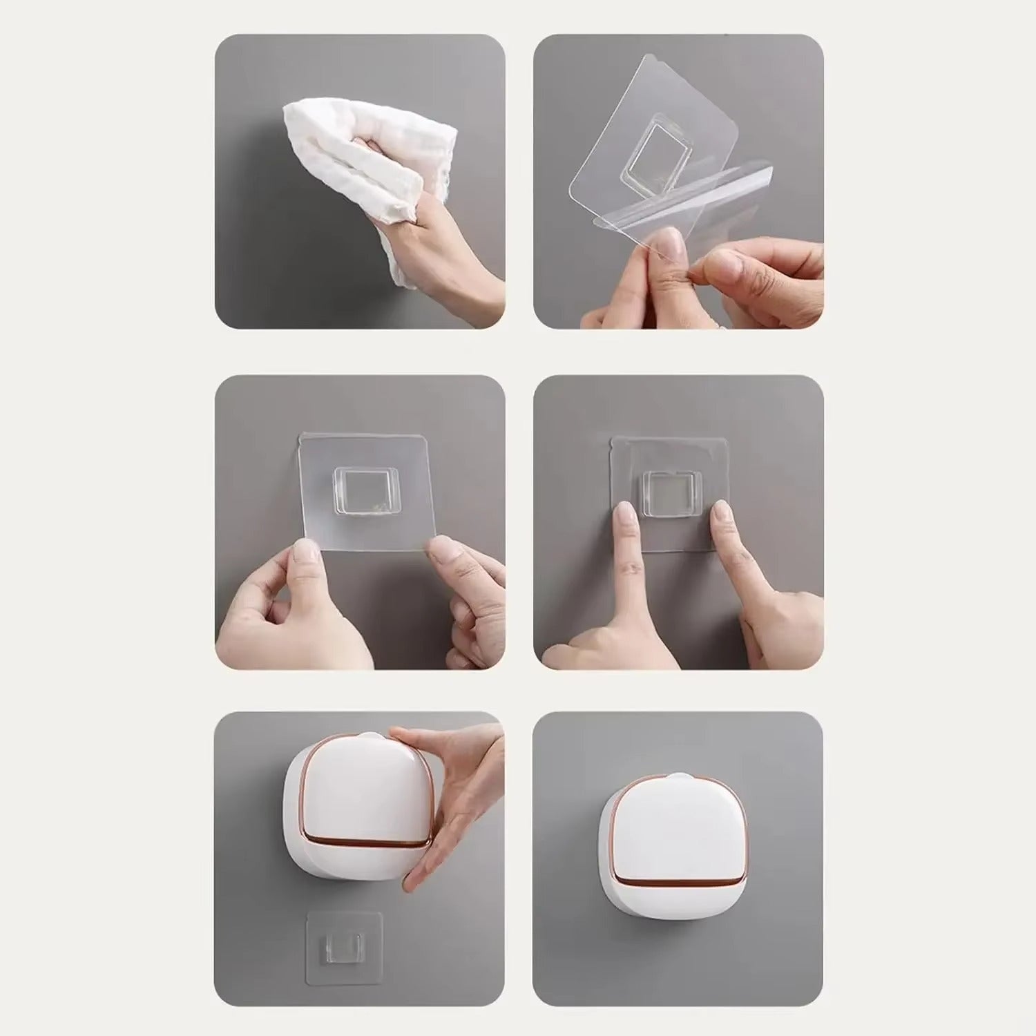 Wall Mounted Soap Holder – Waterproof Drain Tray Soap Dish