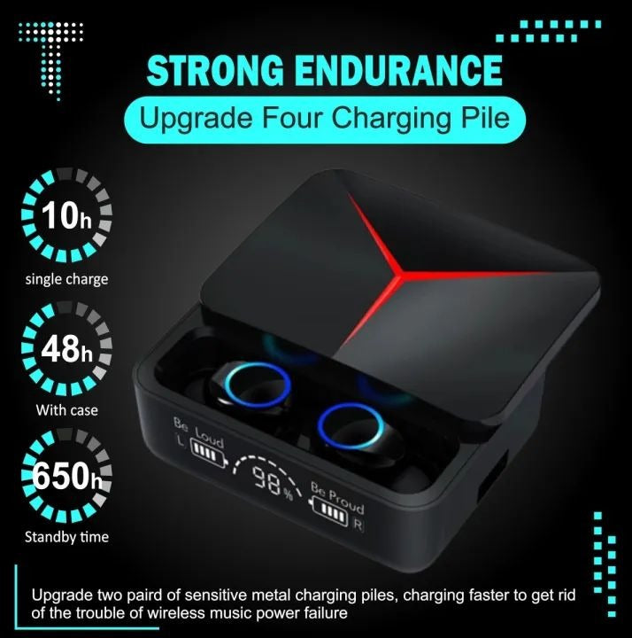 M90 Pro Gaming Earbuds – Bluetooth 5.3 ENC Wireless Earphones