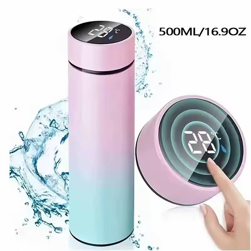 Smart LED Thermos Bottle – Stainless Steel Hot & Cold Flask