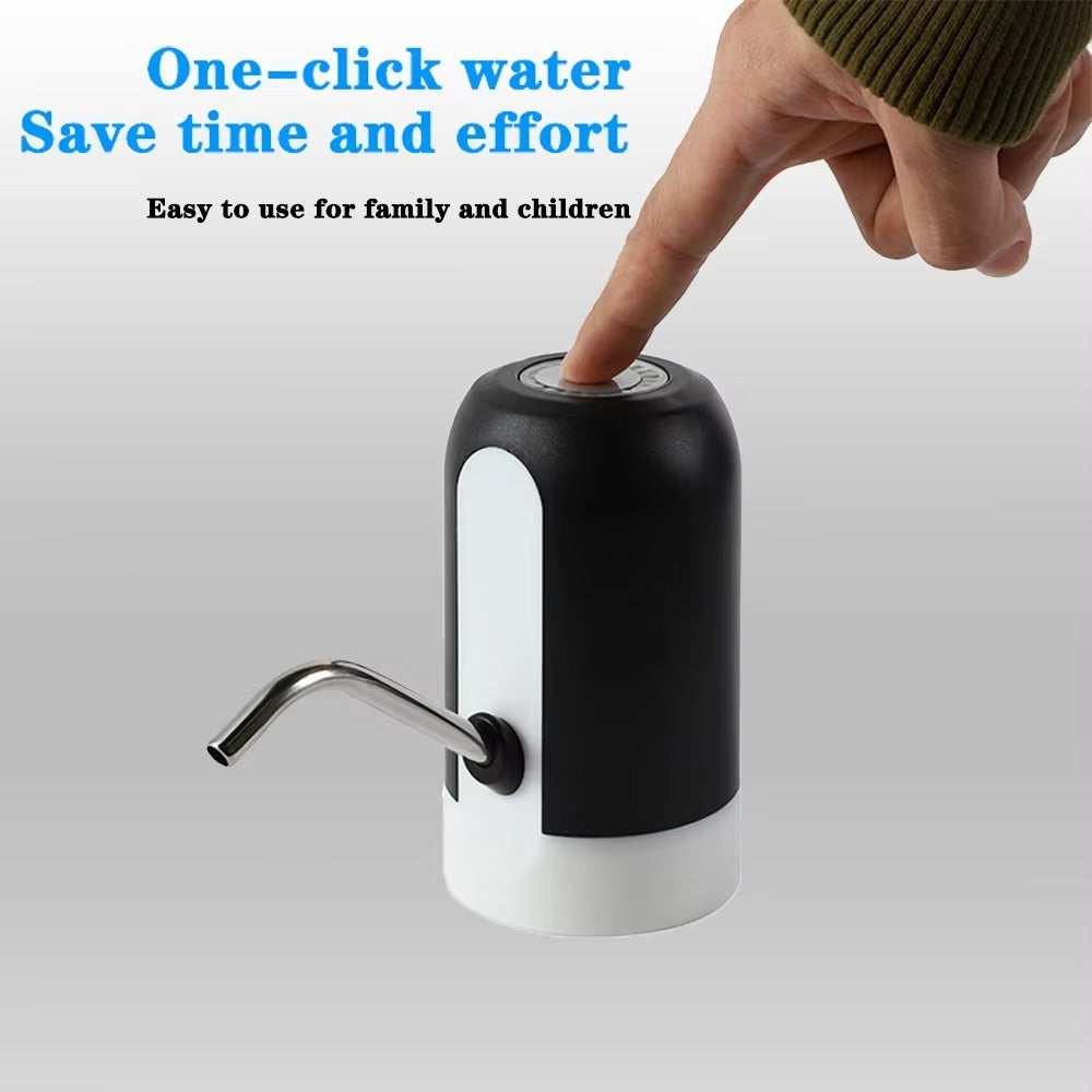 USB Rechargeable Water Pump – One-Touch Bottle Dispenser